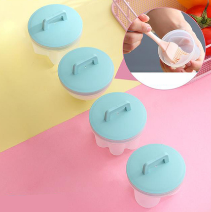 Skorter | Cute Boiled Egg Mold4 PCS/Set With Brush