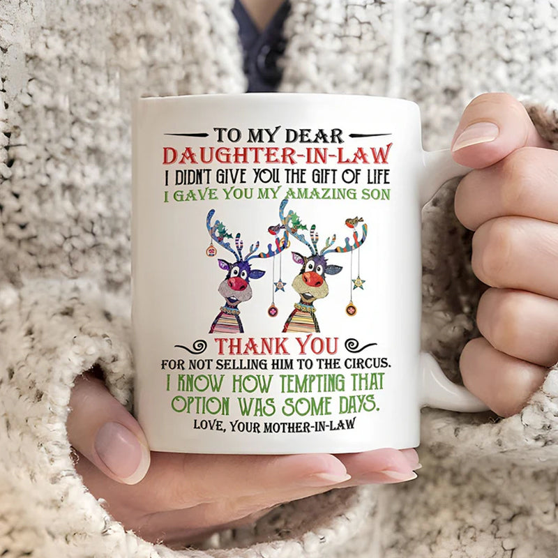 Skorter | I have given you my amazing son - Best gift for daughter-in-law mugs
