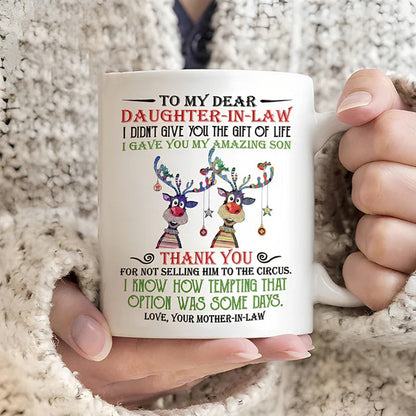 Skorter | I have given you my amazing son - Best gift for daughter-in-law mugs