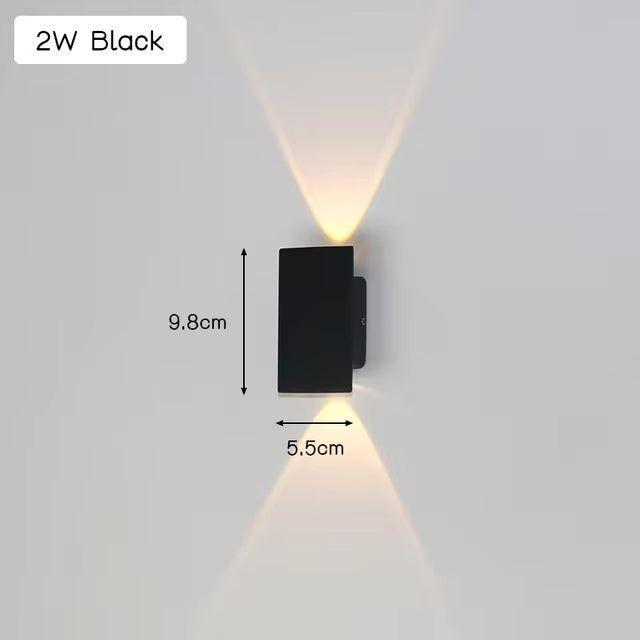 Skorter | Light - Modern weatherproof LED wall lamp made of aluminum for outdoor use
