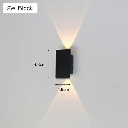 Skorter | Light - Modern weatherproof LED wall lamp made of aluminum for outdoor use