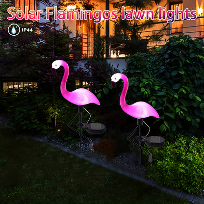Skorter | SolarFlamingo - Pink Flamingo Garden Lighting with Solar Energy, Decorative Outdoor Lighting