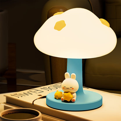 Skorter | CozyCloud - USB Rechargeable Silicone Table Lamp with Dimmable LED Lighting