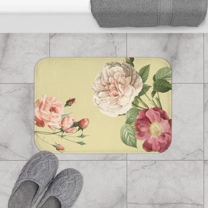 Skorter | Floral Print Bath Mat Home Accents