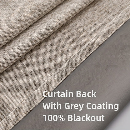 Skorter | 1 Piece Blackout Curtains - Energy Saving, Sun Blocking and Thermal Insulation for Bedroom and Living Room