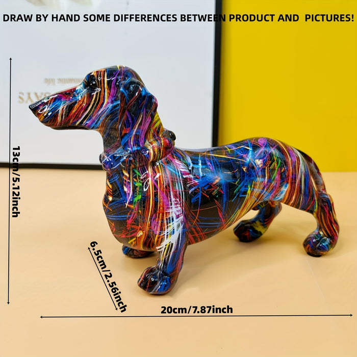 Skorter | Dachshund Delight – Colourful Dachshund Ornament for a Playful Touch at Home