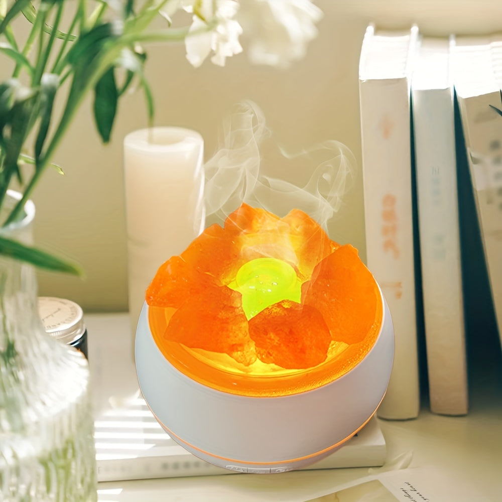 Skorter | Salt lamp diffuser - 3-in-1 essential oil diffuser, Himalayan salt lamps & humidifier
