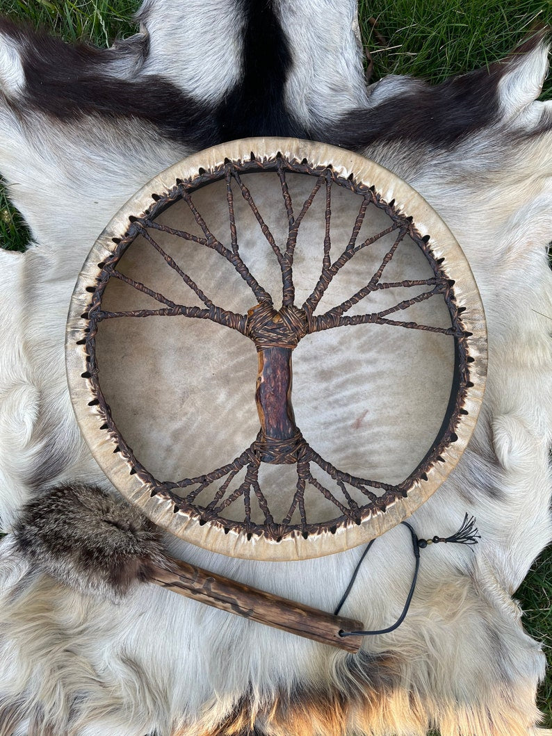 Skorter | Shaman drum "Tree of life" Siberian drum Spirit music