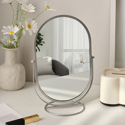 Skorter | 360° Rotating Makeup Mirror – Iron Frame, Compact and Portable, No Power Needed