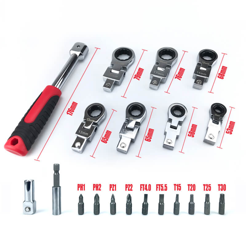 Skorter | 20-piece ratchet wrench with box
