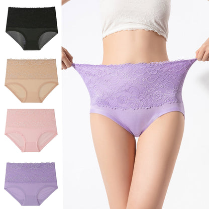 Skorter | 4pcs/set High Elastic Lace Panties