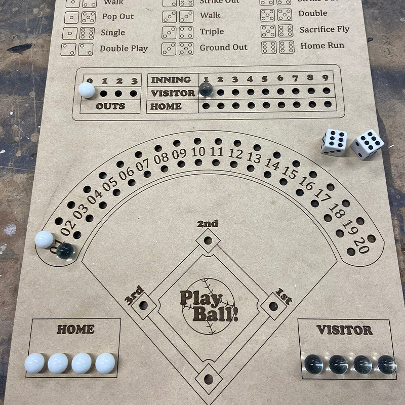 Skorter | Baseball Dice Board Game