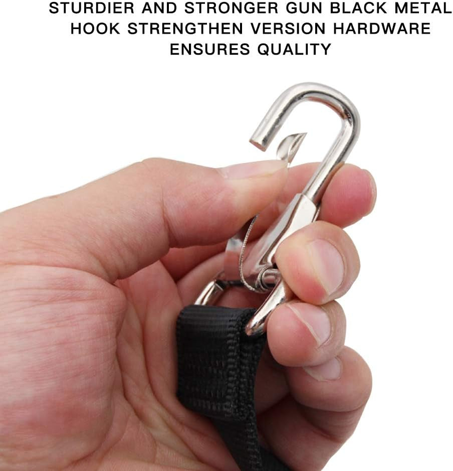 Skorter | 47 inch bag replacement shoulder strap | Padded & Adjustable - Perfect for travel bags, laptop bags, briefcases, camera bags, messenger bags, diaper bags & more (Black)