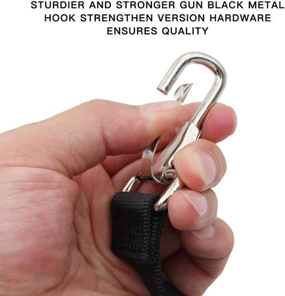 Skorter | 47 inch bag replacement shoulder strap | Padded & Adjustable - Perfect for travel bags, laptop bags, briefcases, camera bags, messenger bags, diaper bags & more (Black)