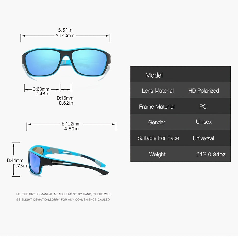 Skorter | Sports Sunglasses for Men – Polarized with UV400 Protection – VisionX Pro