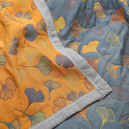 Skorter | LeafNest - Soft Cotton Bed Linen with Leaf Motif