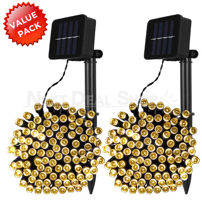 Skorter | 2 Pack - Solar Powered LED Fairy Lights