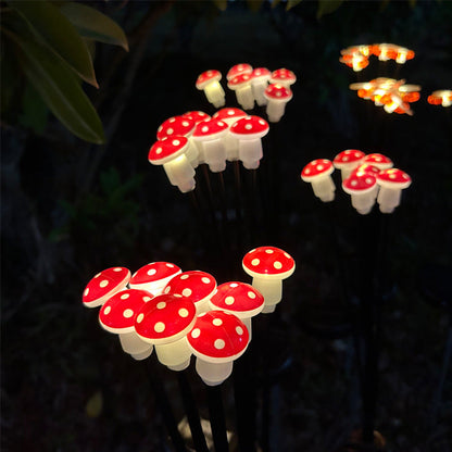 Skorter | 2 Pack - Solar Powered LED Mushroom Lamp Stake Light