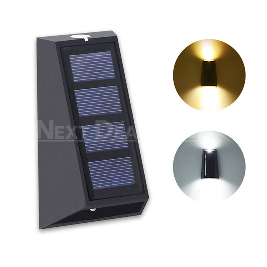 Skorter | 2 Pack - Solar Powered Up & Down Outdoor Wall Light