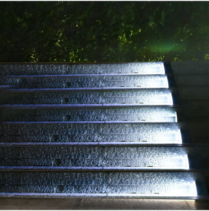 Skorter | 2-Pack Triangular Solar Step Lights – IP67 Waterproof LED Outdoor Garden Lights