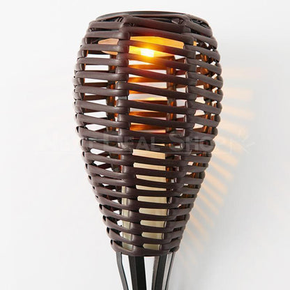 Skorter | 2 Packs Giant 31" Solar-Powered Resort Style Torch Lamp