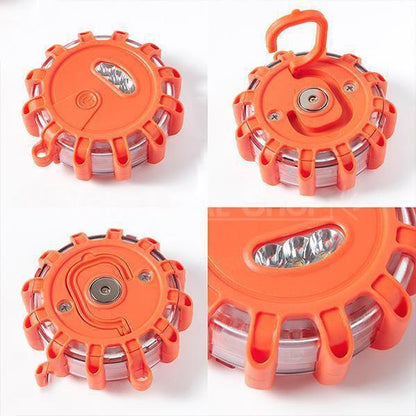 Skorter | 2 Packs LED Road Flares Flashing Warning Lights