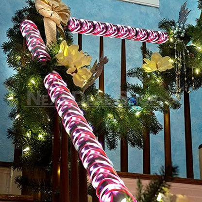 Skorter | 2 Pcs - 5m Festive Caramel Stick Rope Light Chain