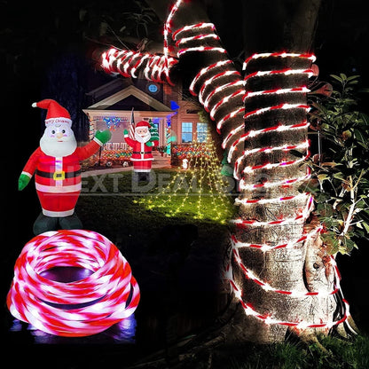 Skorter | 2 Pcs - 5m Festive Caramel Stick Rope Light Chain