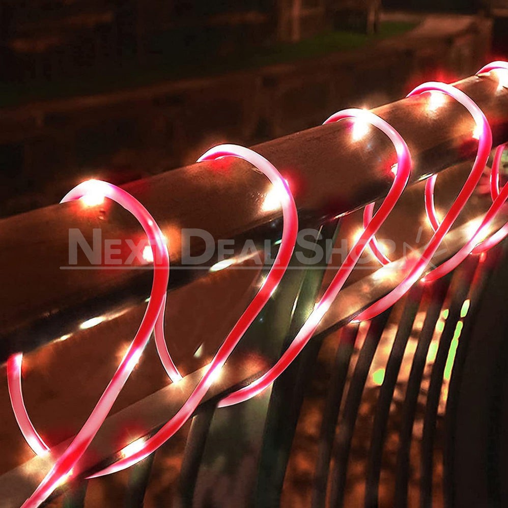 Skorter | 2 Pcs - 5m Festive Caramel Stick Rope Light Chain