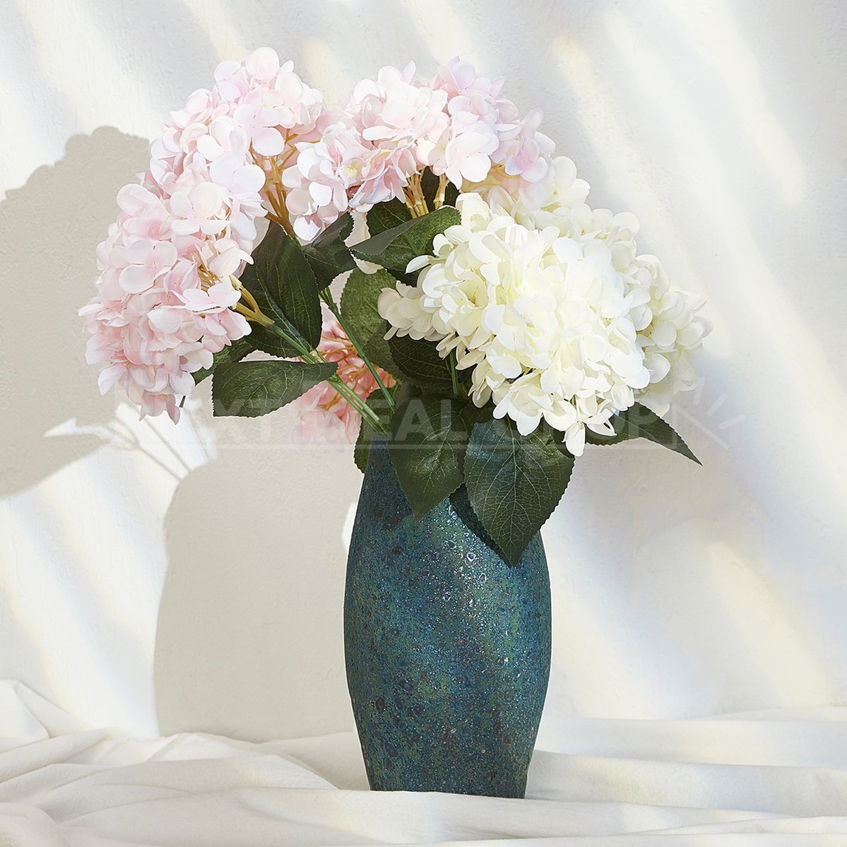 Skorter | 2 pcs artificial hydrangea silk bouquet