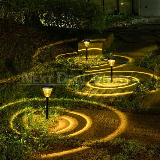 Skorter | 2 pcs - Dual mode solar-powered decorative path lights