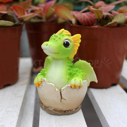 Skorter | 2 Pcs - Green Dragon Garden Decoration
