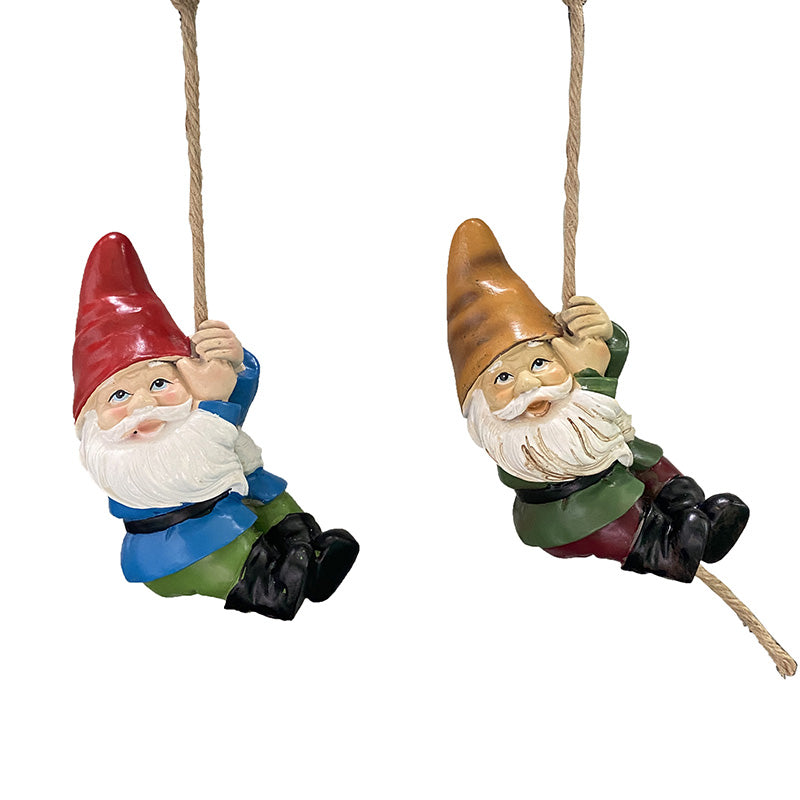 Skorter | 2 pcs - Hanging Gnome Garden Statue
