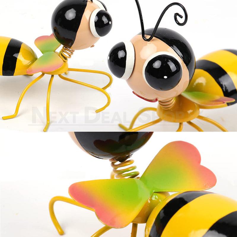 Skorter | 2 Parts - Metal Bee Garden Decor