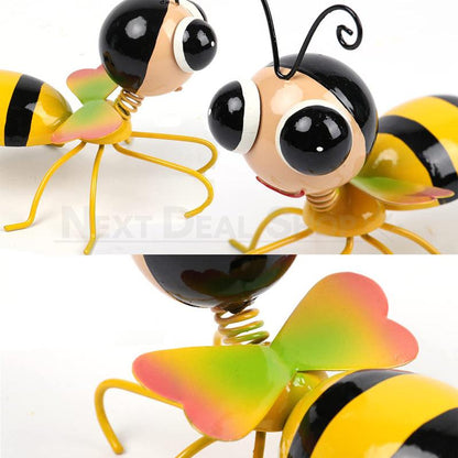 Skorter | 2 Parts - Metal Bee Garden Decor