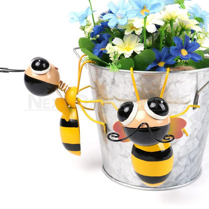 Skorter | 2 Parts - Metal Bee Garden Decor
