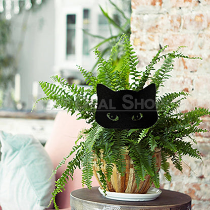 Skorter | 2 Pcs - Metal Cat Silhouette Garden Decor