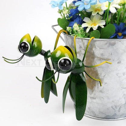 Skorter | 2 Pcs - Metal Grasshopper Garden Decor