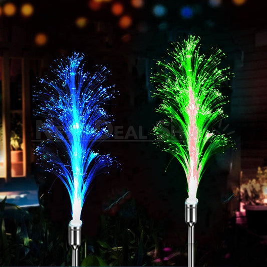 Skorter | 2 Pcs - Solar Powered Color Changing Reed Stake Light