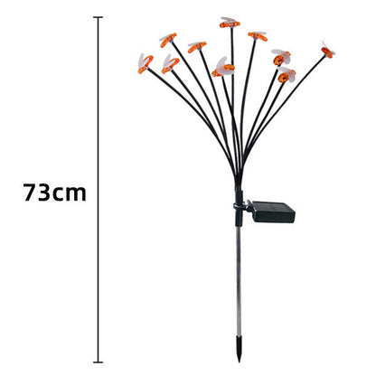 Skorter | 2 Pcs - Solar Powered LED Bee Stake Light