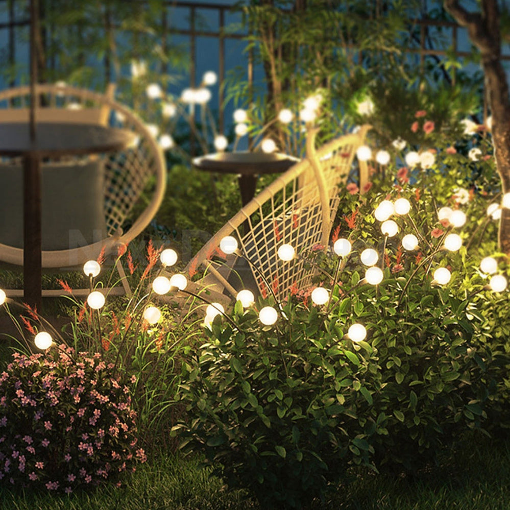 Skorter | 2 pcs - Solar-powered LED glow worm stake light
