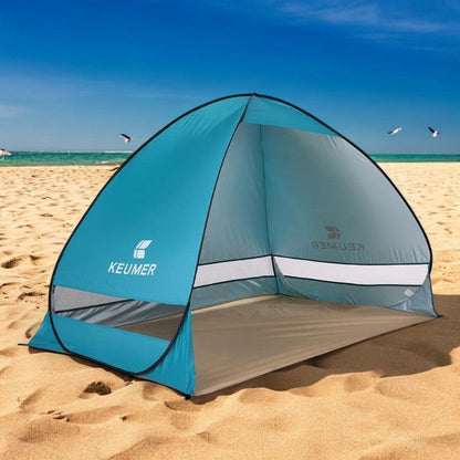 Skorter | 4-Person Beach Pop-Up Tent for Family Camping, Outdoor Events & Quick Setup