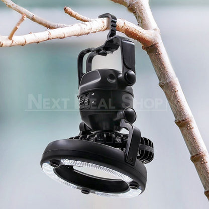 Skorter | 2 in 1 Portable LED Camping Lantern with Ceiling Fan