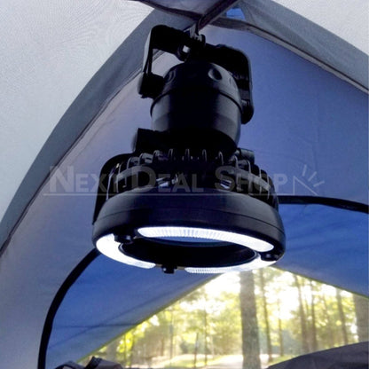 Skorter | 2 in 1 Portable LED Camping Lantern with Ceiling Fan