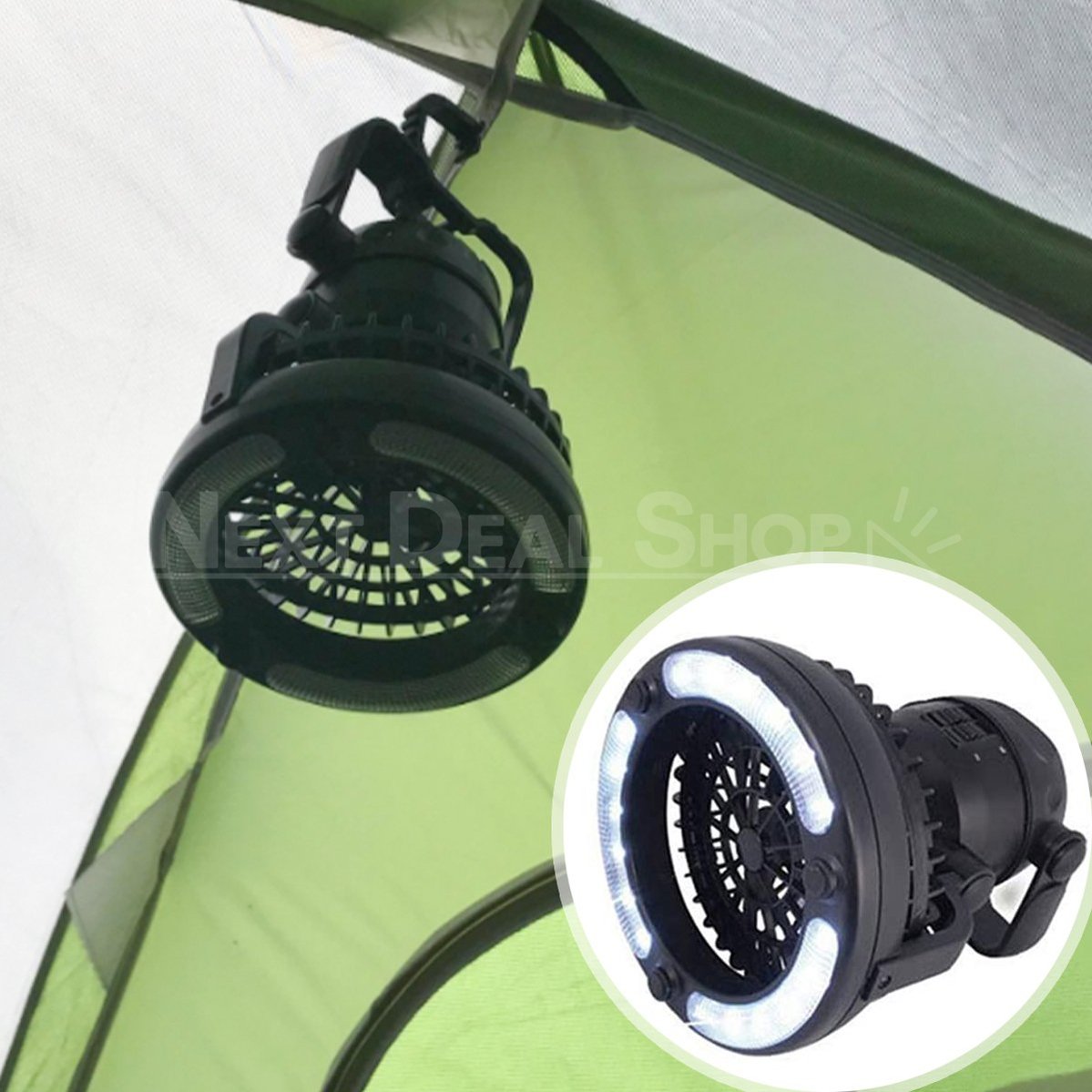 Skorter | 2 in 1 Portable LED Camping Lantern with Ceiling Fan