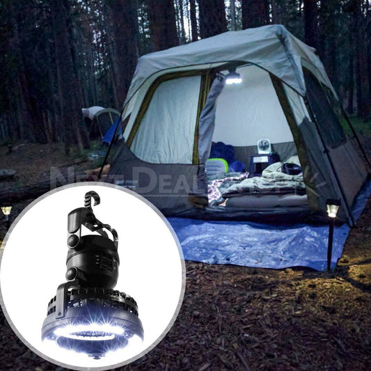 Skorter | 2 in 1 Portable LED Camping Lantern with Ceiling Fan