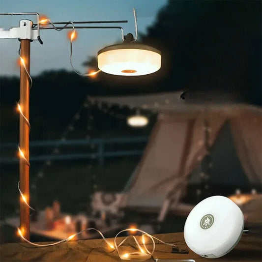 Skorter | 2-in-1 Rechargeable Camping Light String & Lantern