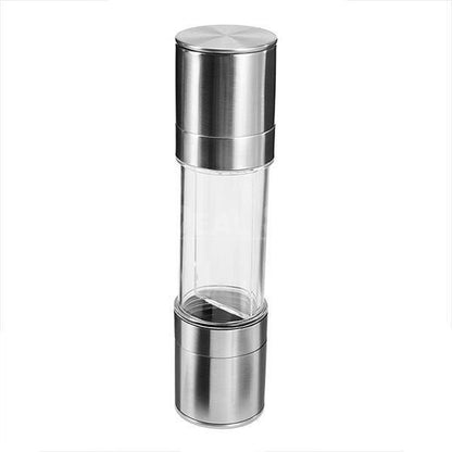 Skorter | 2 in 1 - Stainless Steel Pepper Mill & Salt Mill