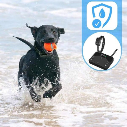 Skorter | 2-in-1 Wireless Pet Training Collars and Dog Fence Sound Check Electric and Vibrating Shock Dog Collar Fence From 65 to 1640 Feet