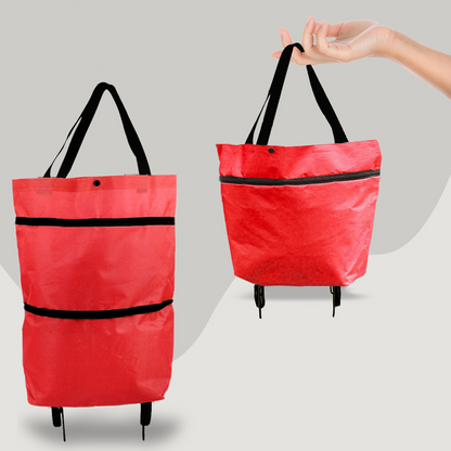 Skorter | 2-in-1 Convertible Shopping Bag with Wheels - CarryFlex